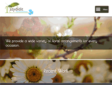 Tablet Screenshot of katydiditflowers.com